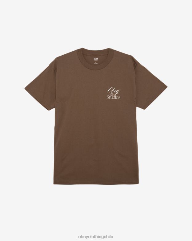 ropa 40VX295 hombres camiseta clásica de estudios en todo el mundo OBEY limo
