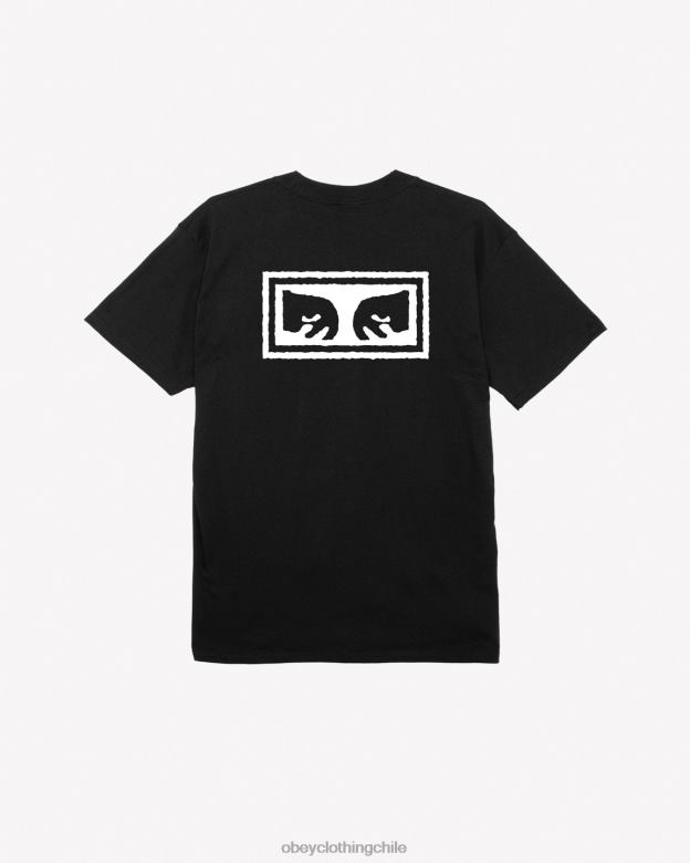 ropa 40VX342 hombres camiseta clásica ojos iii OBEY negro
