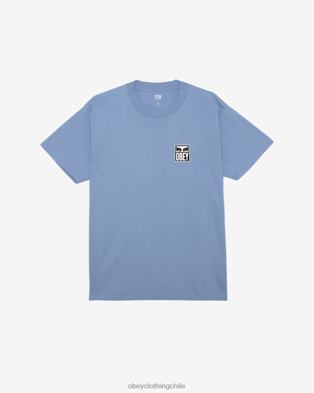 ropa 40VX350 hombres camiseta clásica ojos icono ii OBEY violeta digital