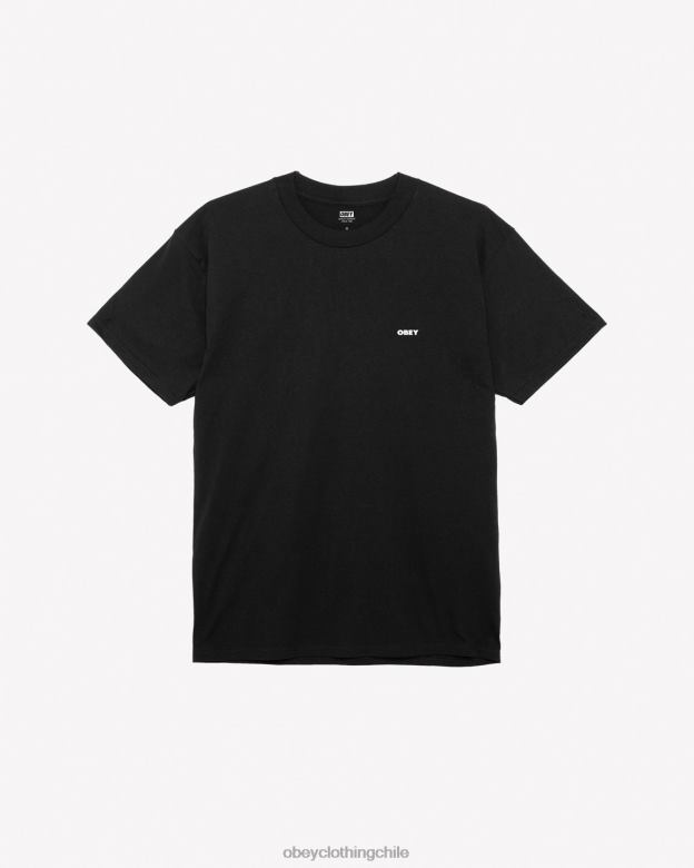 ropa 40VX351 hombres camiseta clásica negrita ii OBEY negro