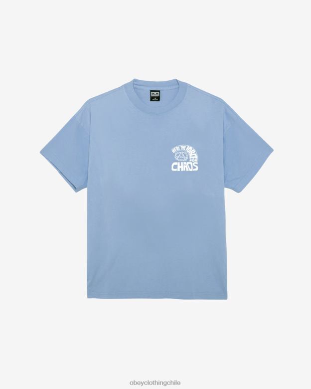 ropa 40VX381 hombres camiseta pesada del programa de paz OBEY hortensia