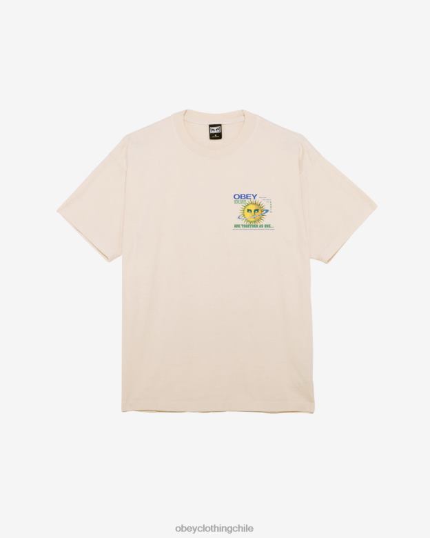 ropa 40VX402 hombres juntos como una camiseta pesada OBEY sagú