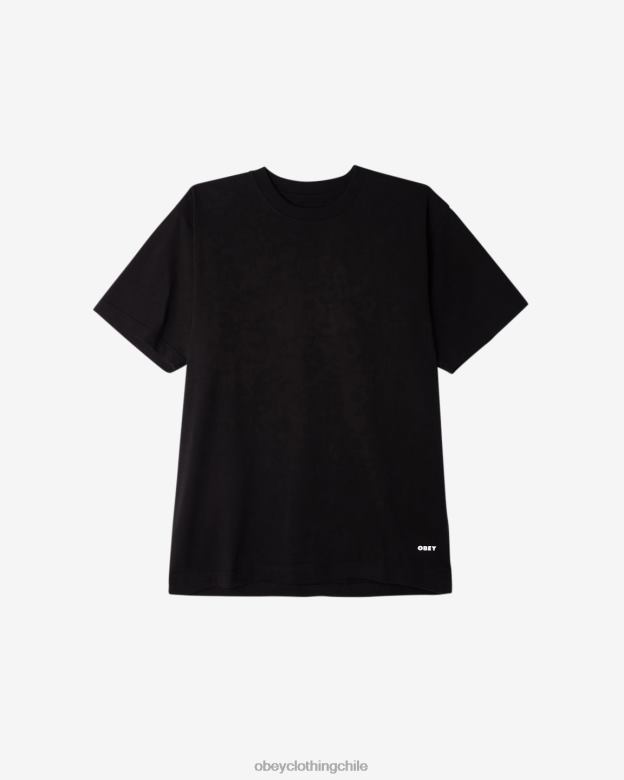 ropa 40VX95 hombres camiseta estándar (paquete de 2) OBEY negro