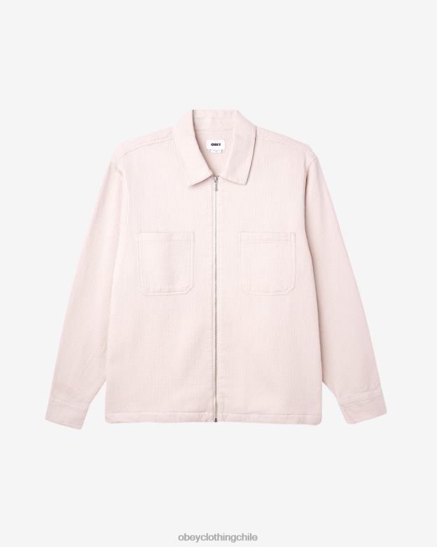 ropa 40VX237 hombres vista camisa chaqueta OBEY arcilla