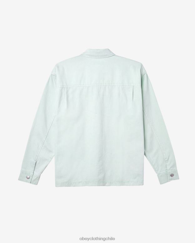 ropa 40VX240 hombres chaqueta de camisa de división OBEY spray de surf de pigmento