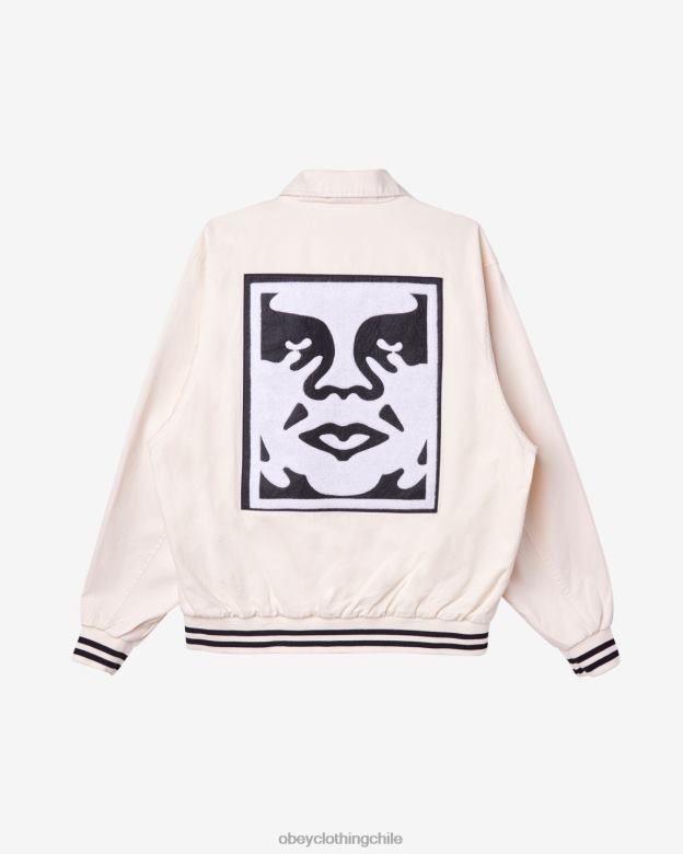 ropa 40VX261 hombres icono cara equipo universitario OBEY sin blanquear