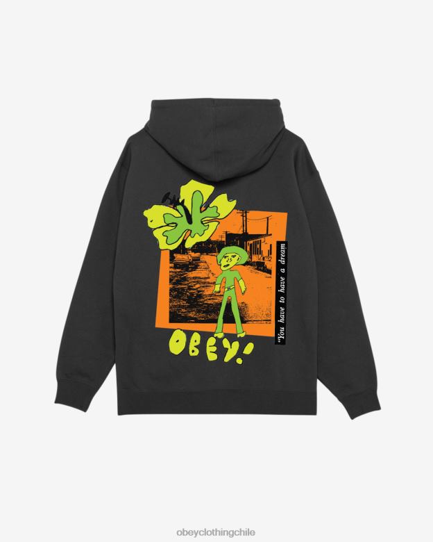 ropa 40VX154 hombres Tienes que tener un suéter pesado de ensueño. OBEY negro