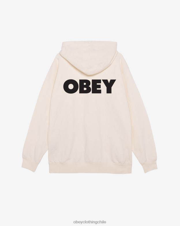 ropa 40VX167 hombres jersey grueso y atrevido OBEY sin blanquear