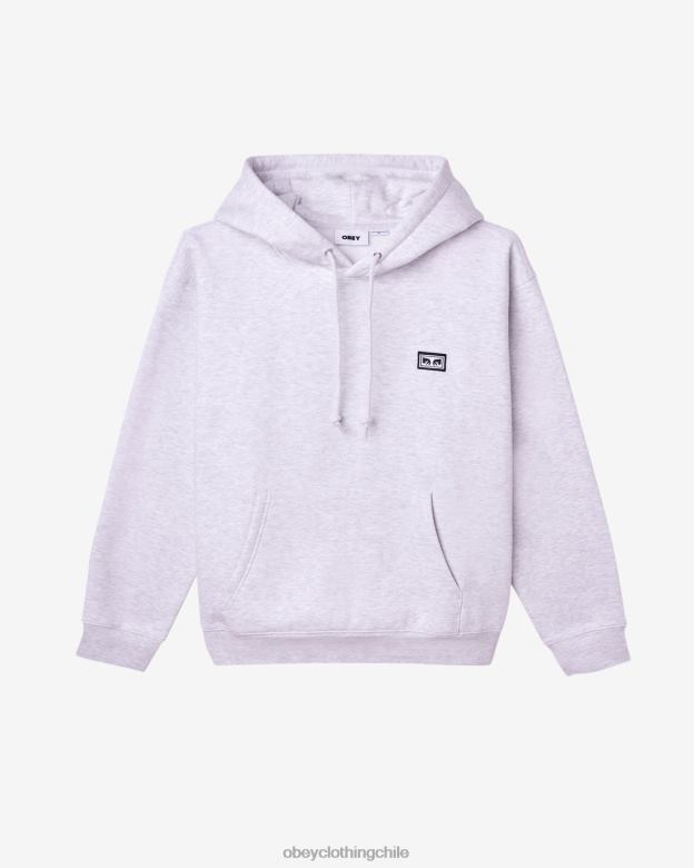 ropa 40VX174 hombres est. trabaja ojos sudadera con capucha OBEY gris ceniza