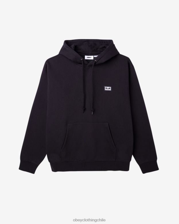 ropa 40VX175 hombres est. trabaja ojos sudadera con capucha OBEY negro