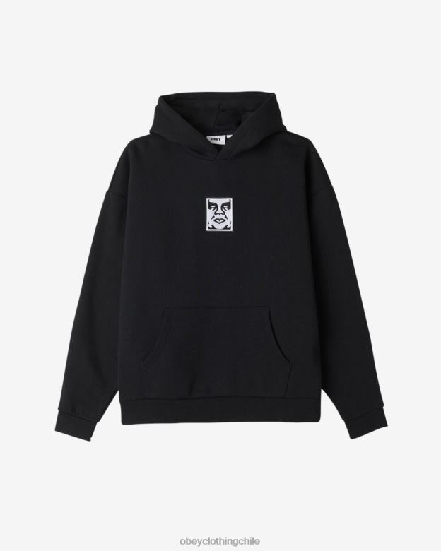 ropa 40VX181 hombres jersey icon extraheavy ii OBEY negro