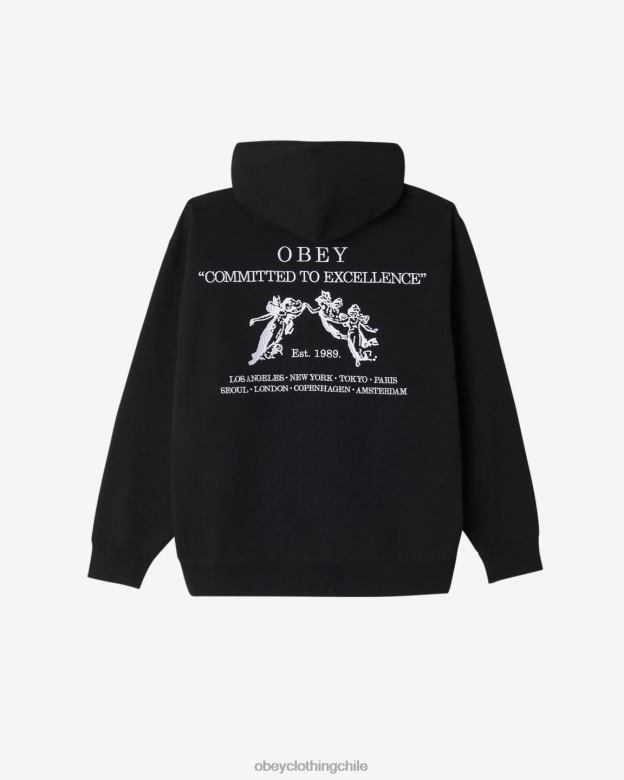 ropa 40VX188 hombres jersey de excelencia OBEY negro