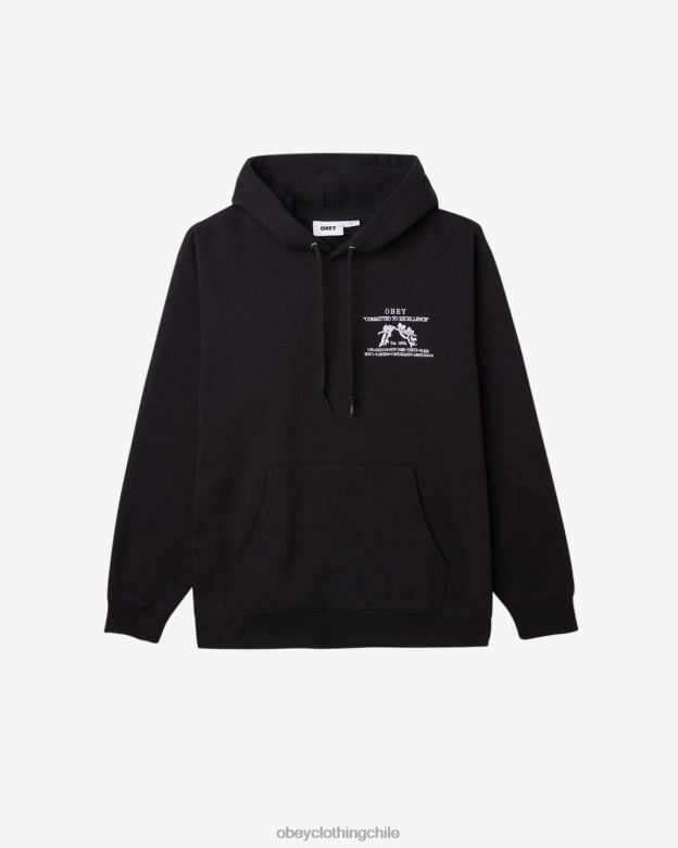 ropa 40VX188 hombres jersey de excelencia OBEY negro