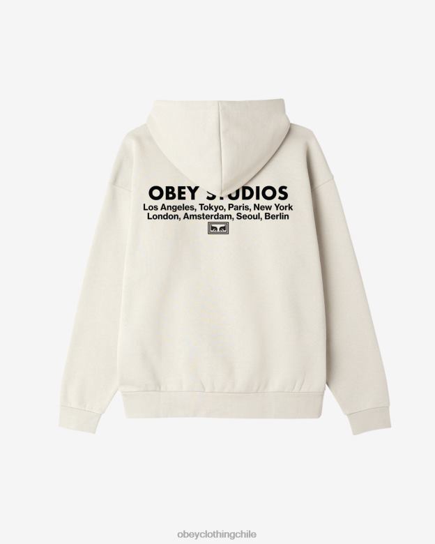 ropa 40VX190 hombres jersey de estudios OBEY sin blanquear