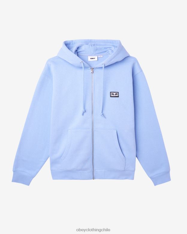 ropa 40VX203 hombres capucha con cremallera para ojos est. works OBEY hortensia