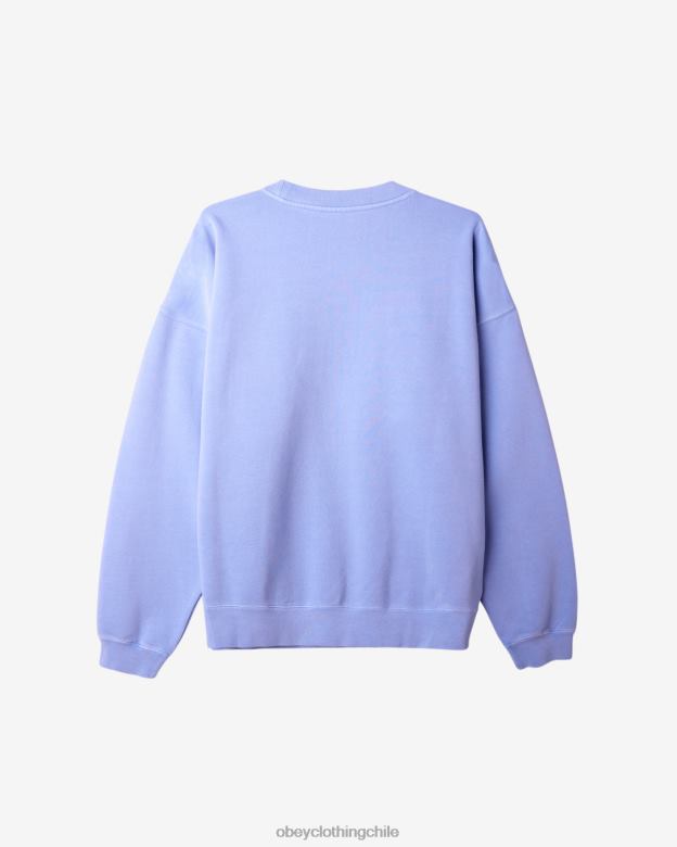 ropa 40VX229 hombres pigment collegiate cuello redondo extrapesado OBEY hortensia pigmento