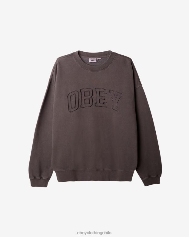 ropa 40VX230 hombres pigment collegiate cuello redondo extrapesado OBEY pigmento negro pirata
