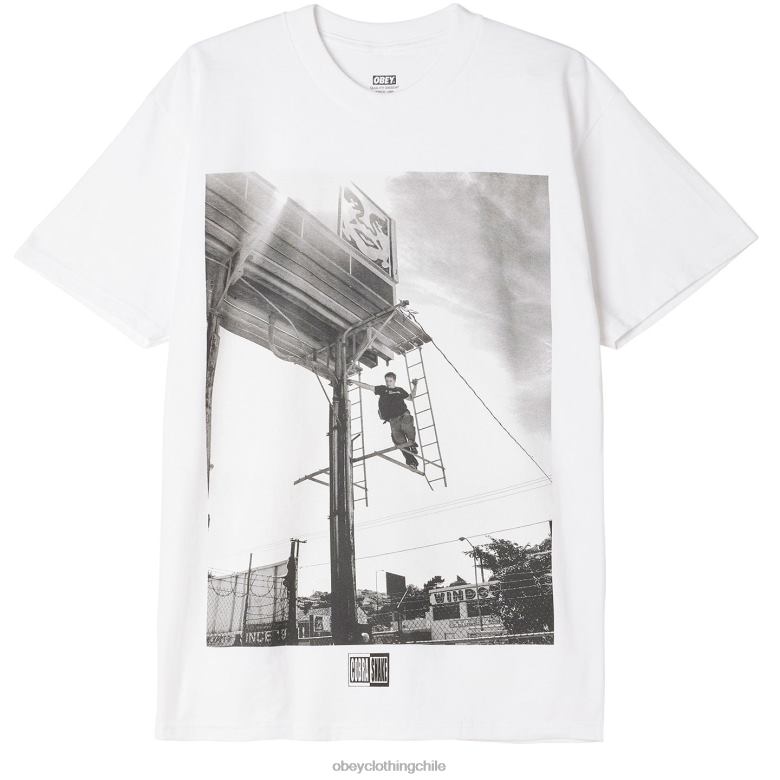 accesorios 40VX1059 hombres the cobrasnake: libro de archivo y2k, estampado y paquete de camisetas OBEY blanco