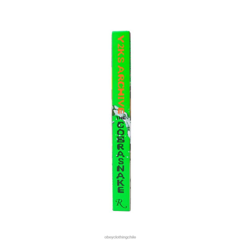accesorios 40VX1059 hombres the cobrasnake: libro de archivo y2k, estampado y paquete de camisetas OBEY blanco