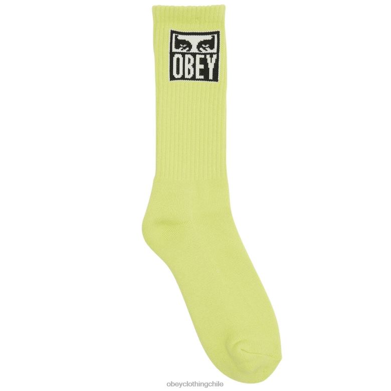 accesorios 40VX1066 hombres icono de ojos calcetines OBEY jugo de apio