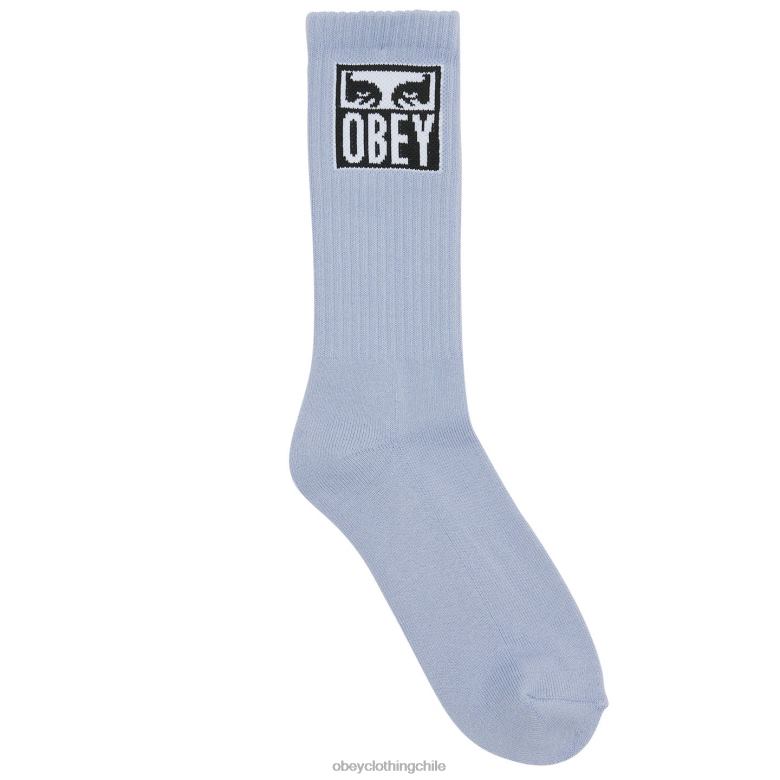 accesorios 40VX1067 hombres icono de ojos calcetines OBEY lavanda digital