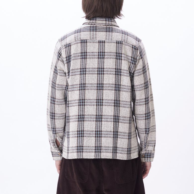 ropa 40VX764 hombres camisa wes OBEY multi sin blanquear