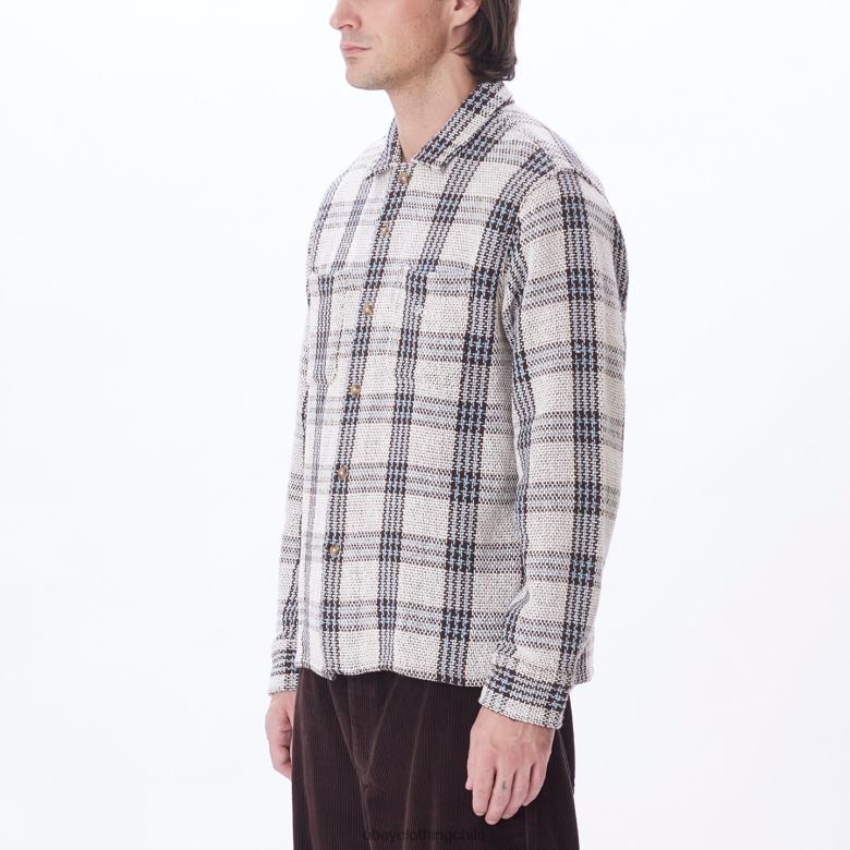 ropa 40VX764 hombres camisa wes OBEY multi sin blanquear