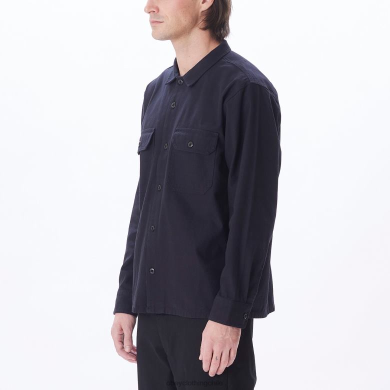 ropa 40VX770 hombres menos camisa OBEY negro