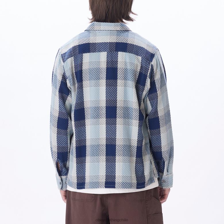 ropa 40VX771 hombres camisa bruce OBEY bueno gris multi