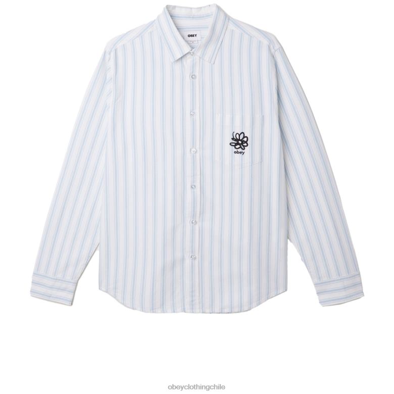 ropa 40VX777 hombres camisa de lucas OBEY bueno gris multi