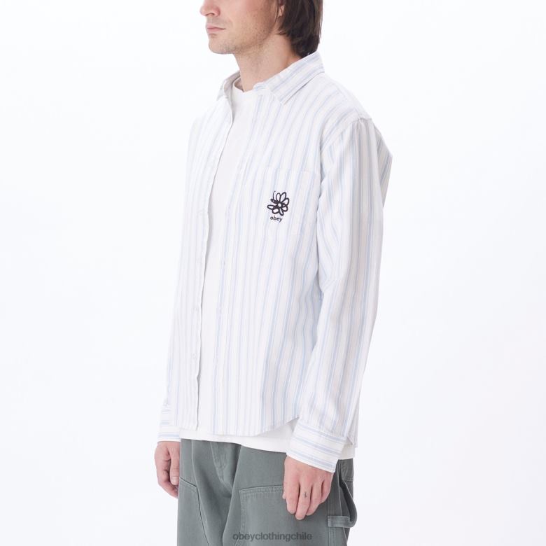 ropa 40VX777 hombres camisa de lucas OBEY bueno gris multi