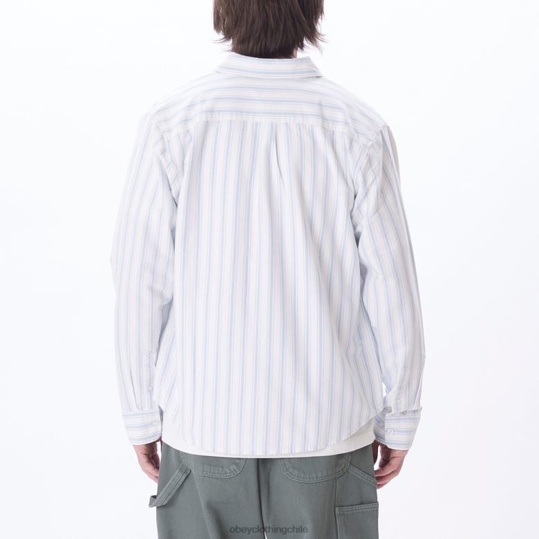 ropa 40VX777 hombres camisa de lucas OBEY bueno gris multi