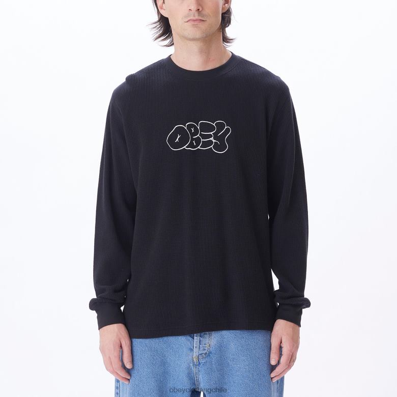 ropa 40VX786 hombres generacion termica OBEY negro digital