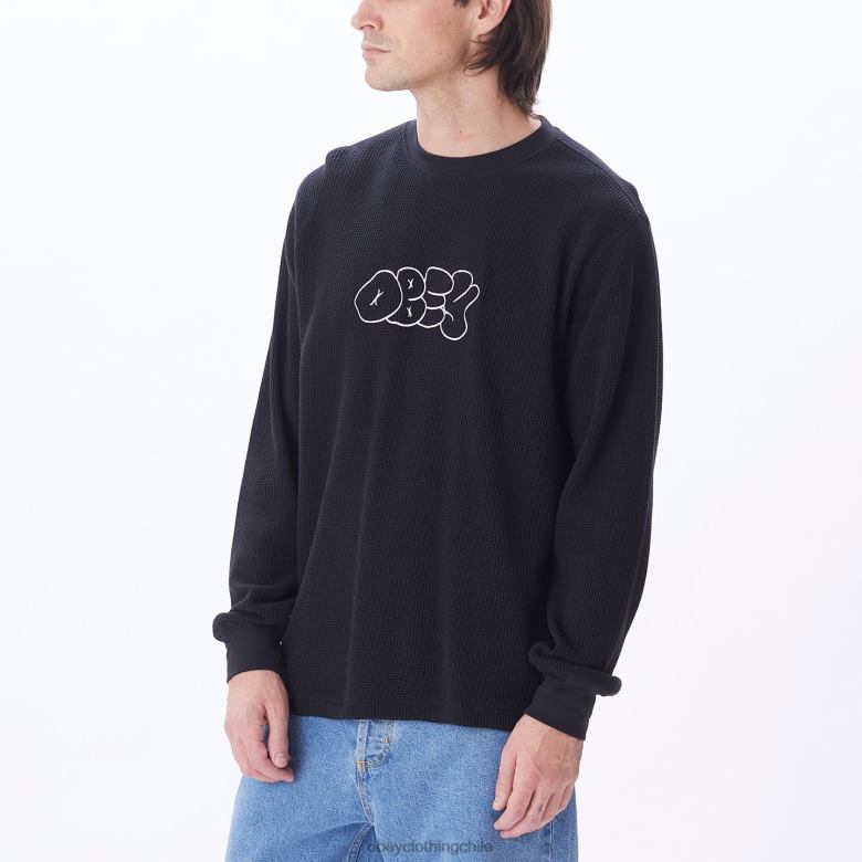 ropa 40VX786 hombres generacion termica OBEY negro digital