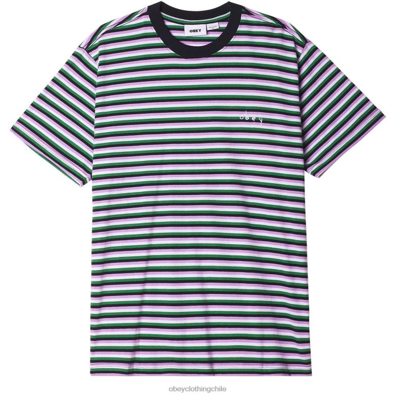 ropa 40VX793 hombres camiseta tributo OBEY negro múltiple