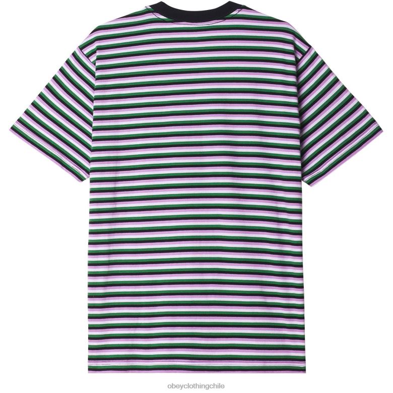 ropa 40VX793 hombres camiseta tributo OBEY negro múltiple