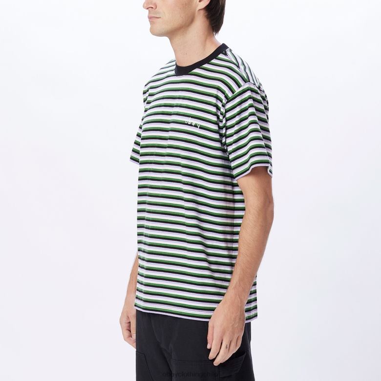 ropa 40VX793 hombres camiseta tributo OBEY negro múltiple