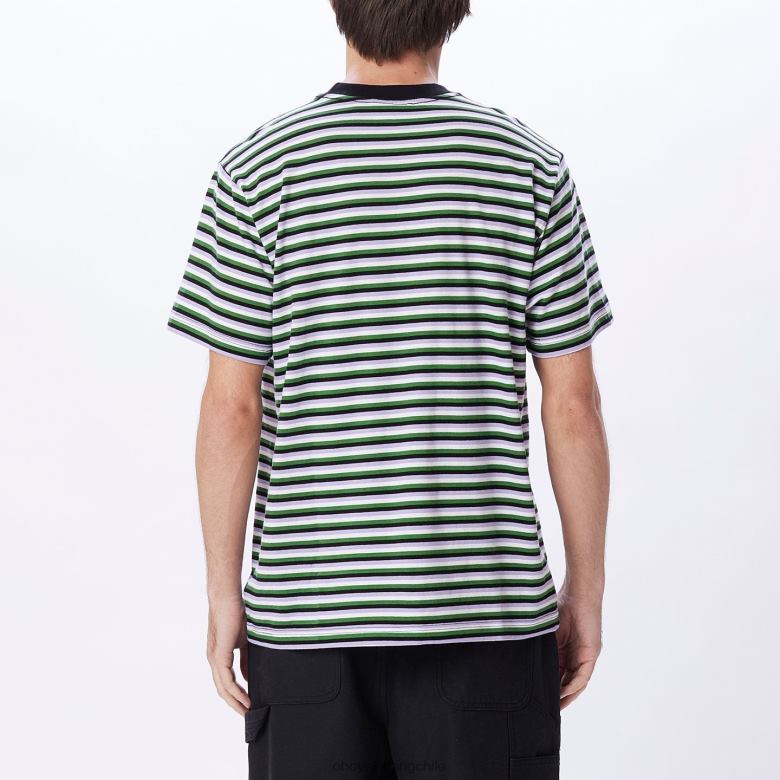 ropa 40VX793 hombres camiseta tributo OBEY negro múltiple