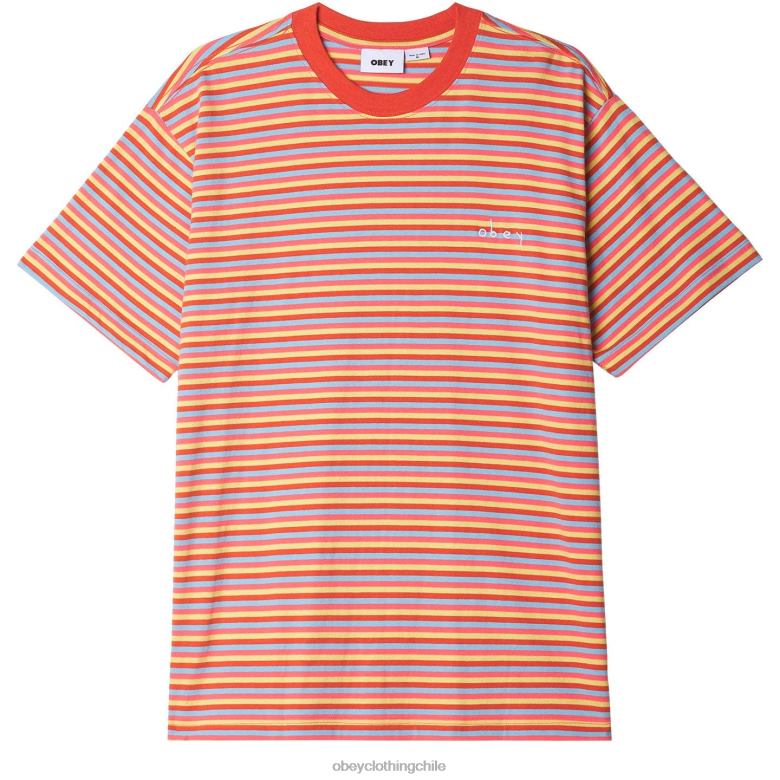 ropa 40VX794 hombres camiseta tributo OBEY roobios multi