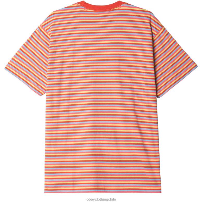 ropa 40VX794 hombres camiseta tributo OBEY roobios multi