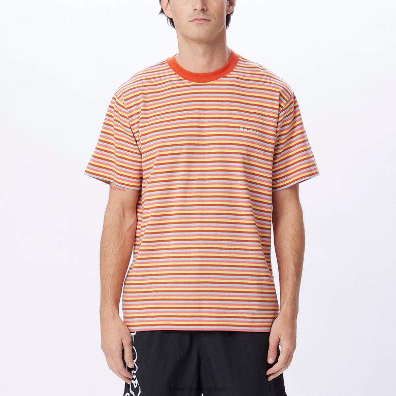 ropa 40VX794 hombres camiseta tributo OBEY roobios multi