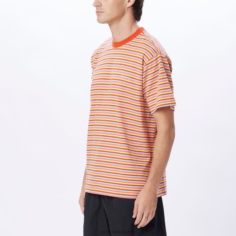 ropa 40VX794 hombres camiseta tributo OBEY roobios multi