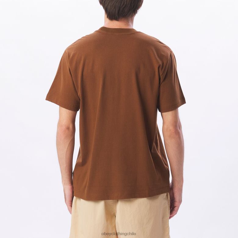 ropa 40VX800 hombres camiseta con bolsillo de puntos OBEY limo