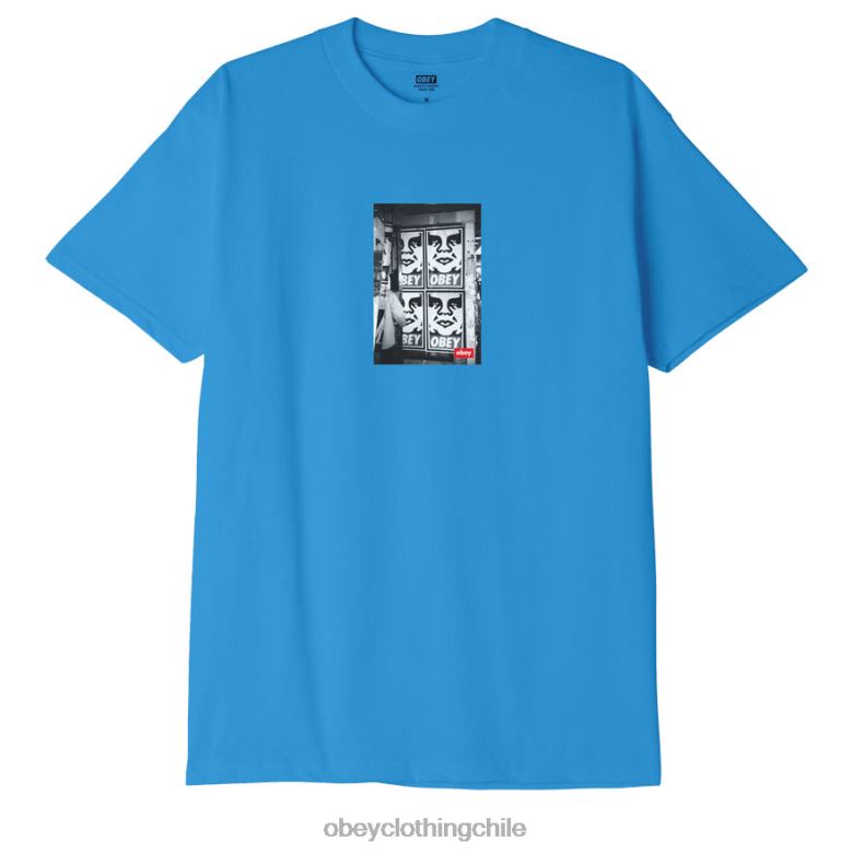 ropa 40VX840 hombres camiseta organica con foto icono OBEY cielo azul 40VX840 Nueva coleccion Obey clothing Chile Ropa Obey Chile son necesarios en cualquier armario viene en muchos estilos