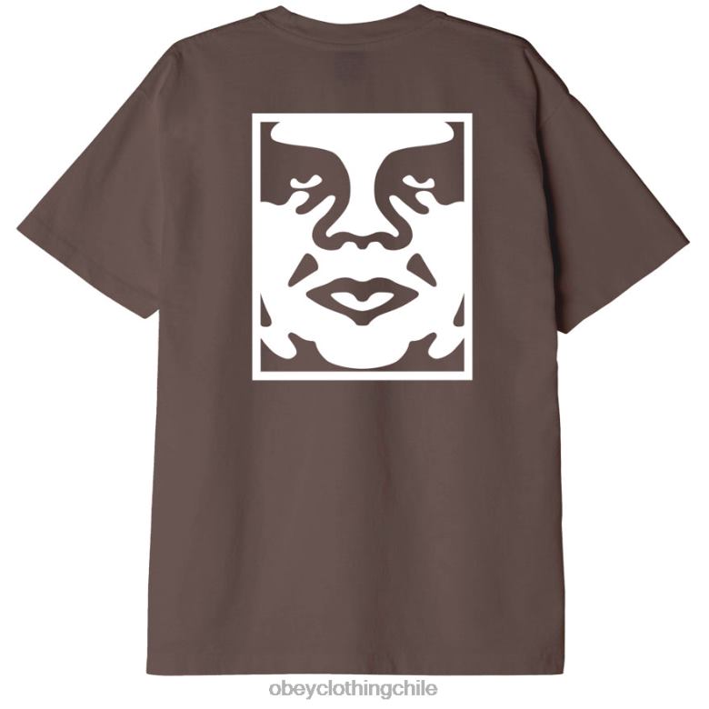 ropa 40VX857 hombres camiseta gruesa con icono en negrita OBEY limo