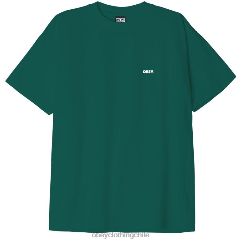 ropa 40VX860 hombres camiseta pesada negrita iii OBEY aventura verde