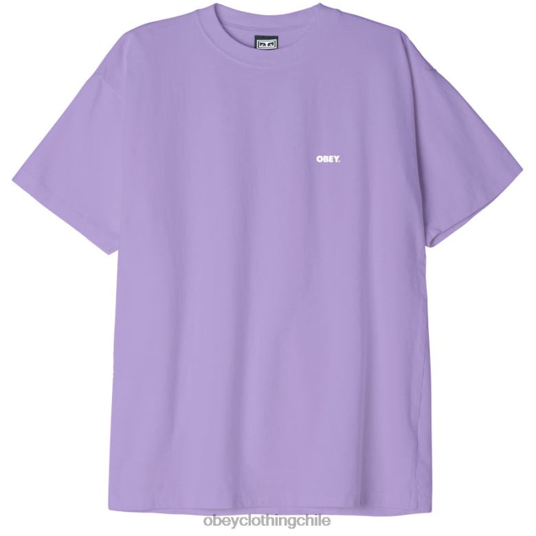 ropa 40VX862 hombres camiseta pesada negrita iii OBEY lavanda digital