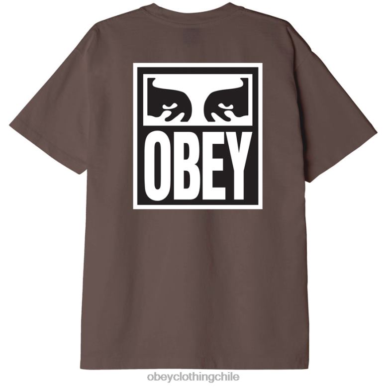 ropa 40VX865 hombres camiseta de peso pesado Eyes Icon II OBEY limo