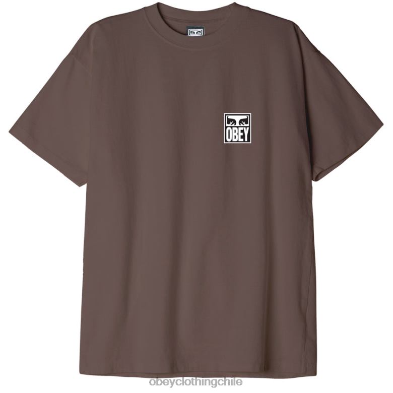 ropa 40VX865 hombres camiseta de peso pesado Eyes Icon II OBEY limo