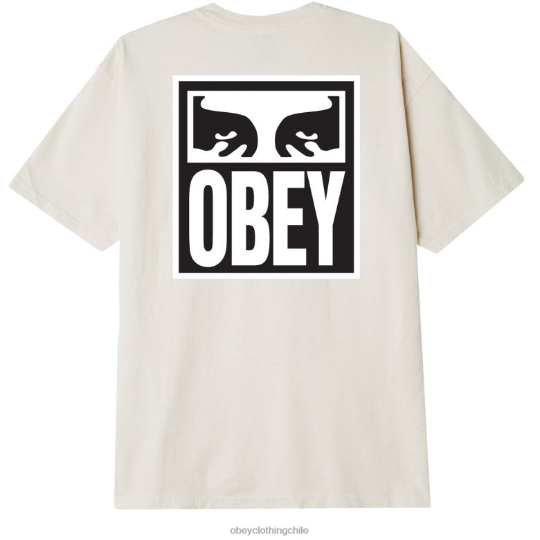 ropa 40VX866 hombres camiseta de peso pesado Eyes Icon II OBEY sagú